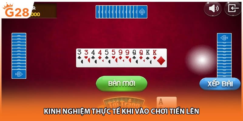 Kinh nghiệm thực tế khi vào chơi tiến lên